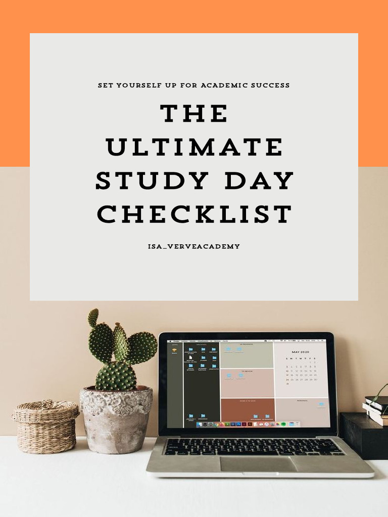 The Ultimate Study Day Checklist | PDF