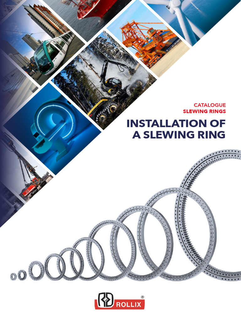 Slewing Ring Installation Guide | PDF | Gear | Screw