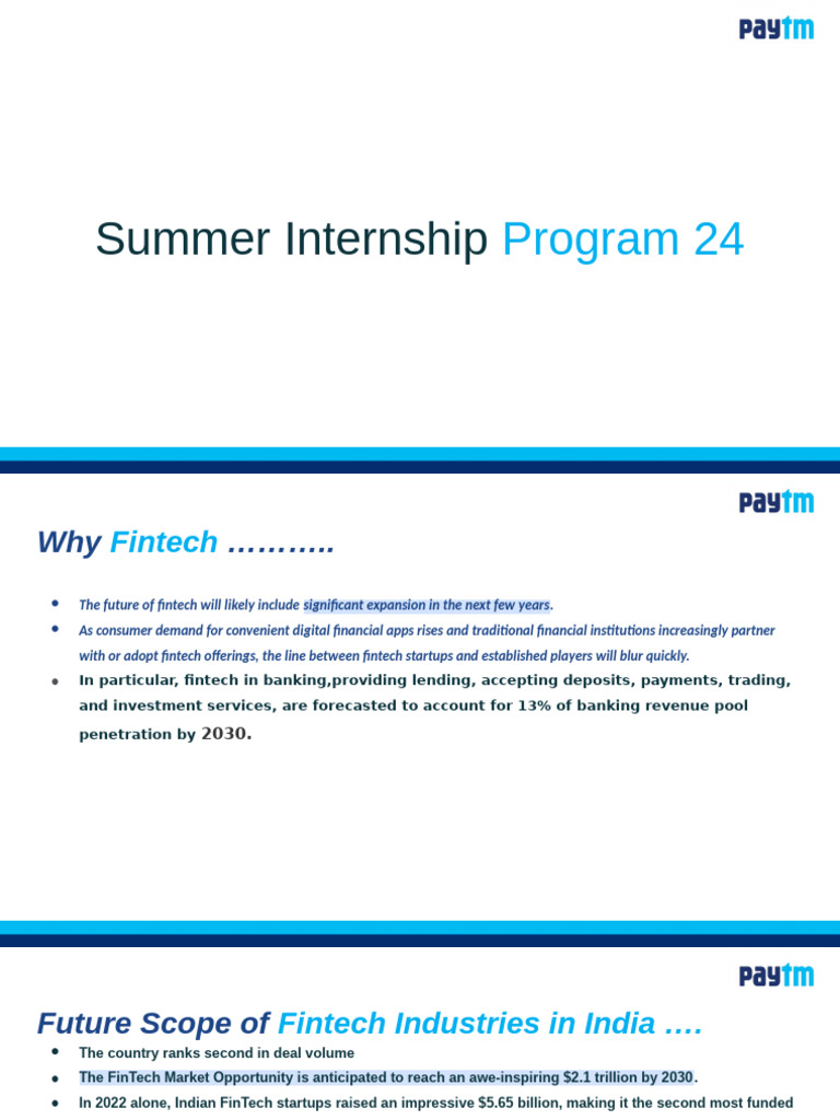 Summer Internship Program'24 | PDF