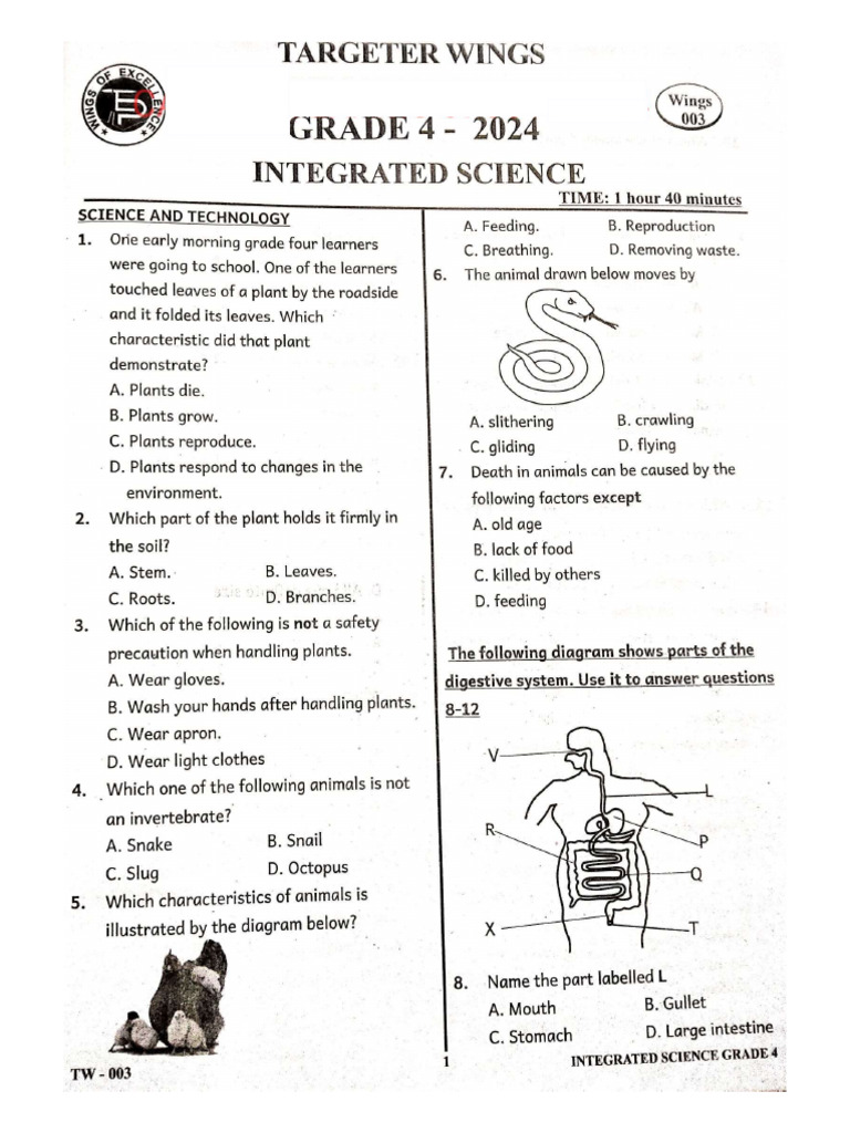 G4 TW 003 Intergrated Science | PDF
