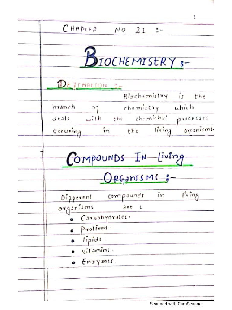Biochemistry visual data 5