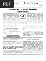 Ailments & Herbal Remedies