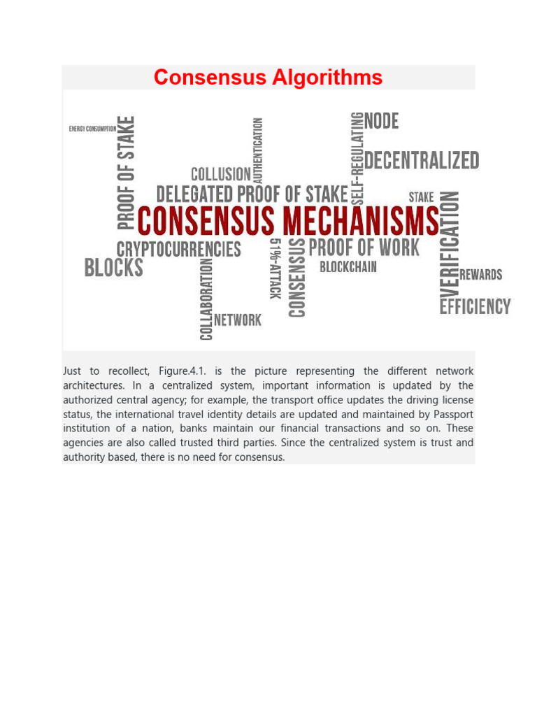 Consensus Algorithms | PDF