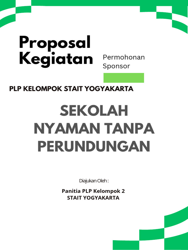 Proposal Pengajuan Dana PLP Kelompok | PDF