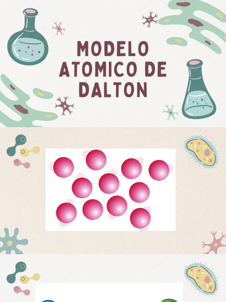 Modelo Atomico de Dalton | PDF