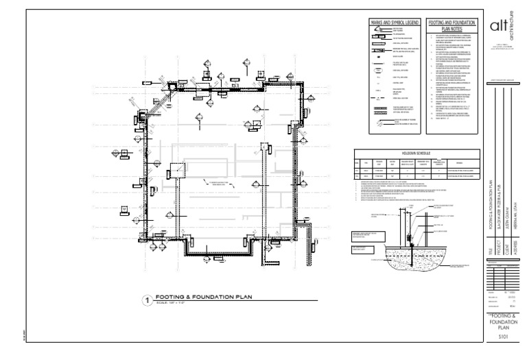 Foundation Plan To Modify | PDF | Foundation (Engineering) | Building ...