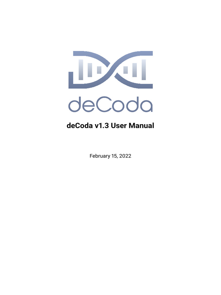 Decoda Manual | PDF