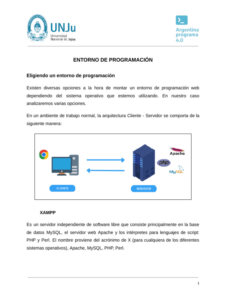 Entornos de Programación Web en PHP | PDF | Mi sql | Servidor HTTP Apache