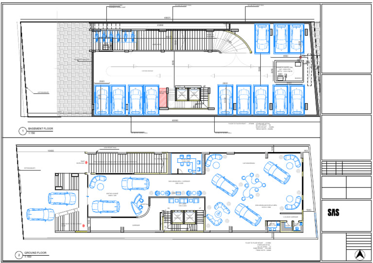 Ar - JL - Floor Plans - 18042024 - Basement & Ground | PDF