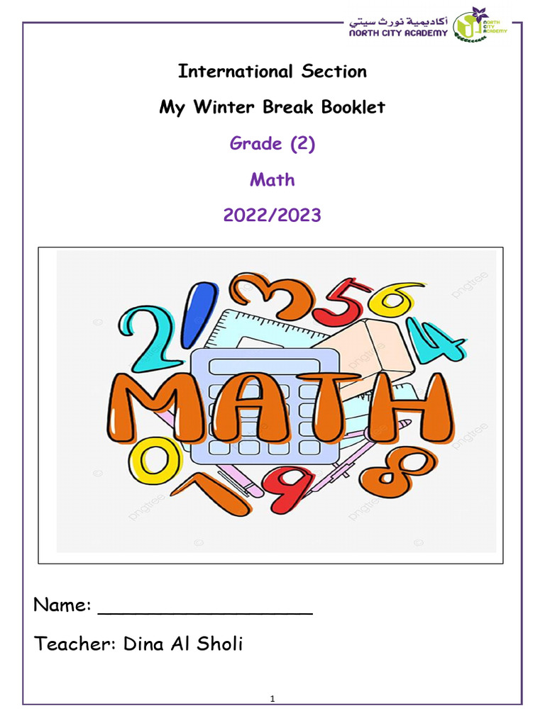 Winter Booklet (Math) | PDF