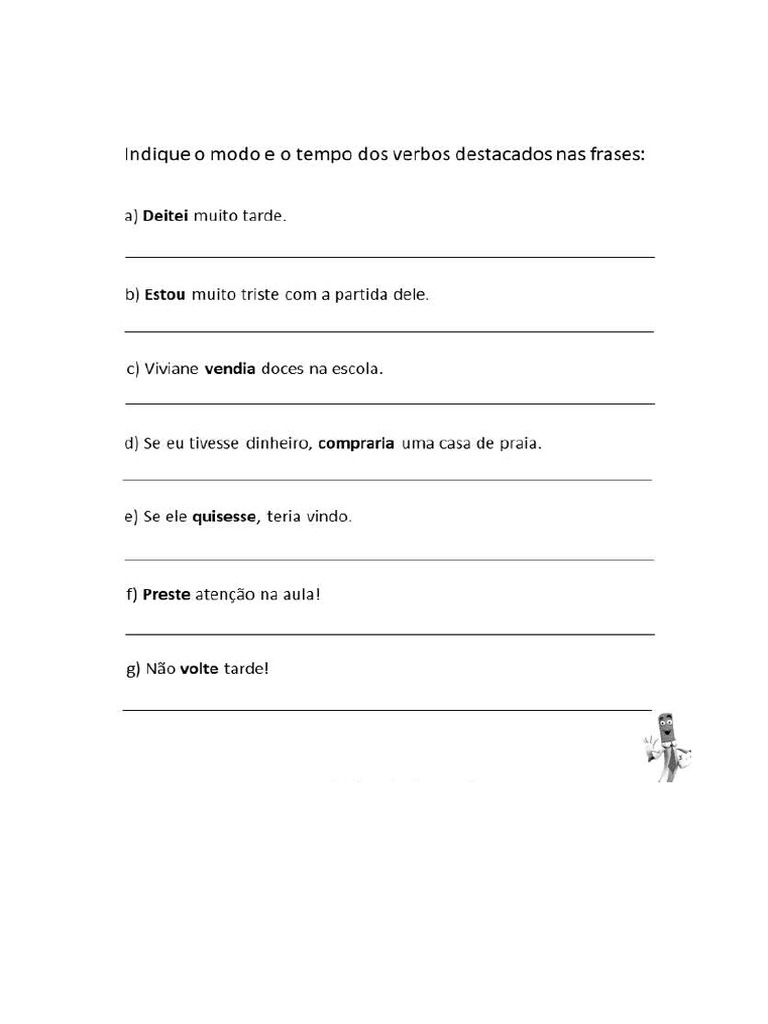 Atividade - Verbo 5 | PDF