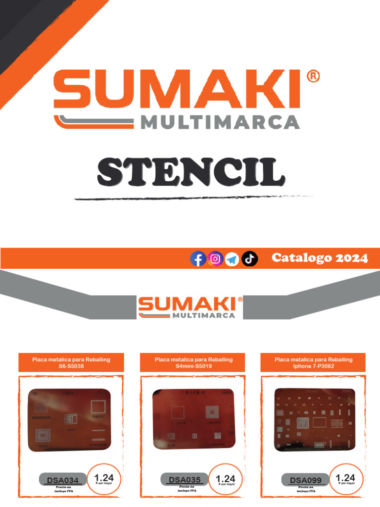 Catalogo Stencil Sumaki Junio 2024 | PDF