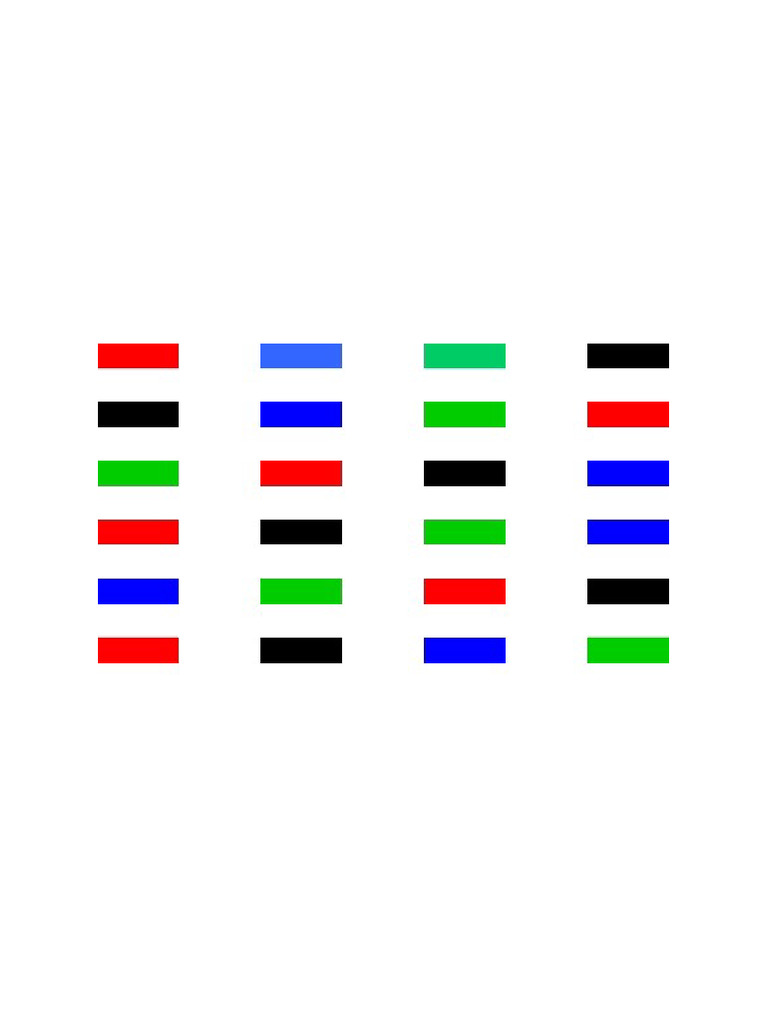 Stroop - Cartões de Aplicação | PDF