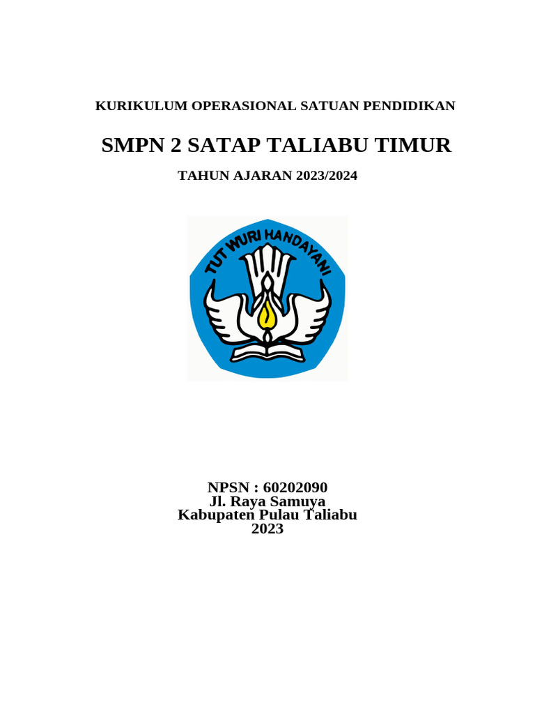 Contoh KOSP SMP 2023/2024 | PDF