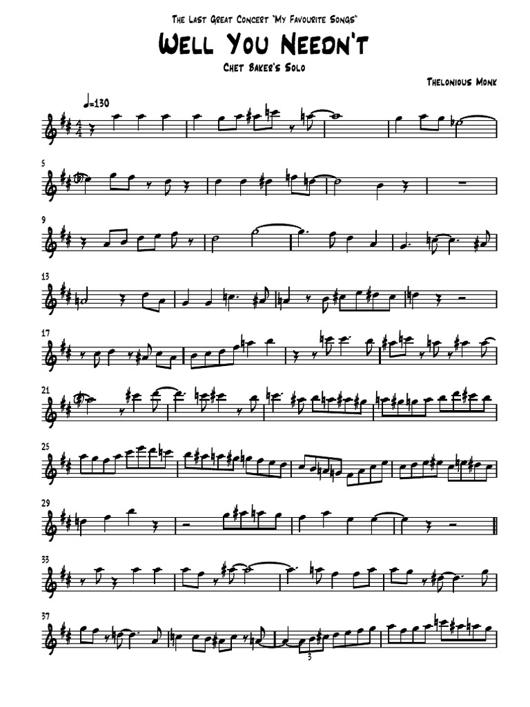 Chet Baker's 