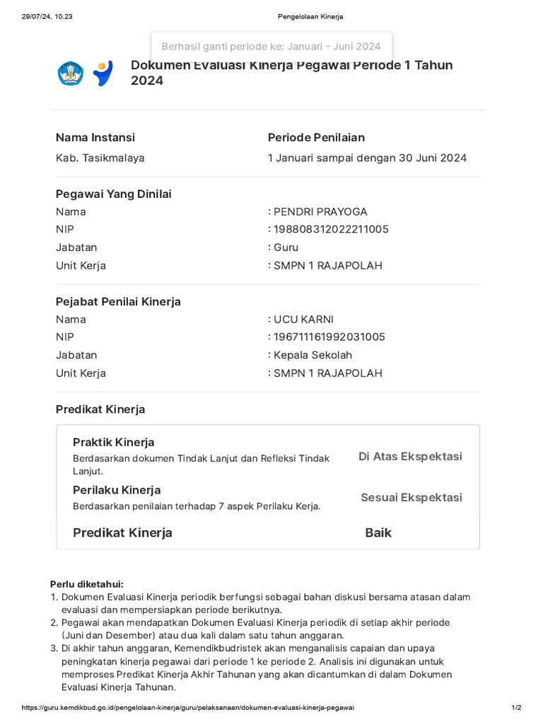 Pengelolaan Kinerja Pdf