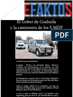 El Gober de Coahuila y La Camioneta de Los 5 MDP