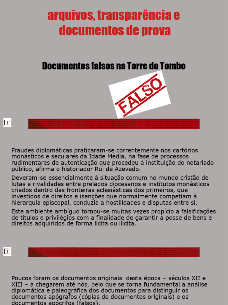 Documentos Falsos Final | PDF