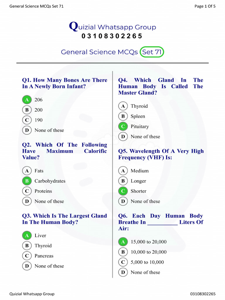 GSA Set 71 | PDF