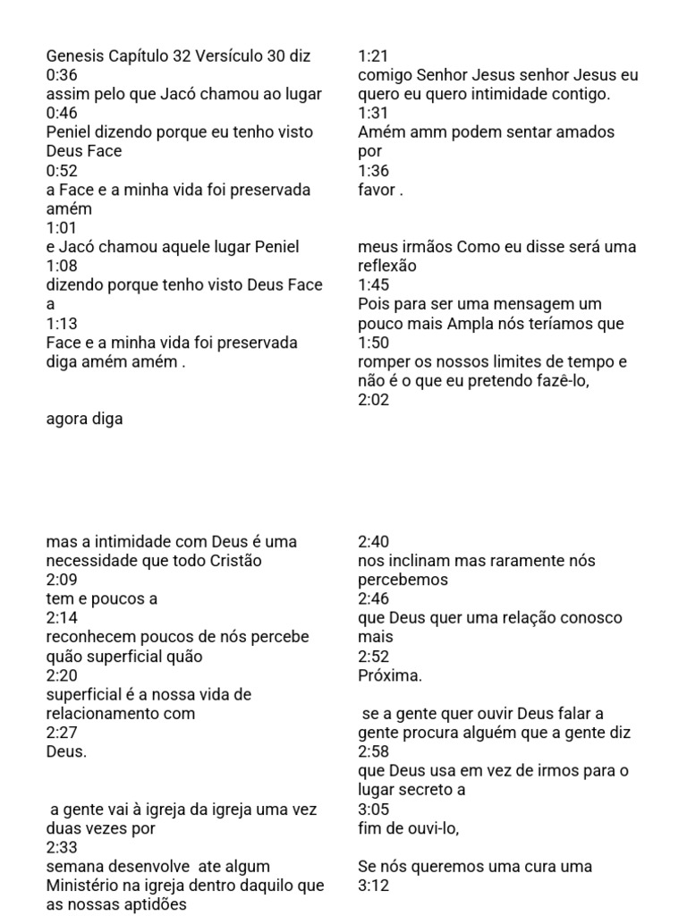 Intimidade Com Deus | PDF