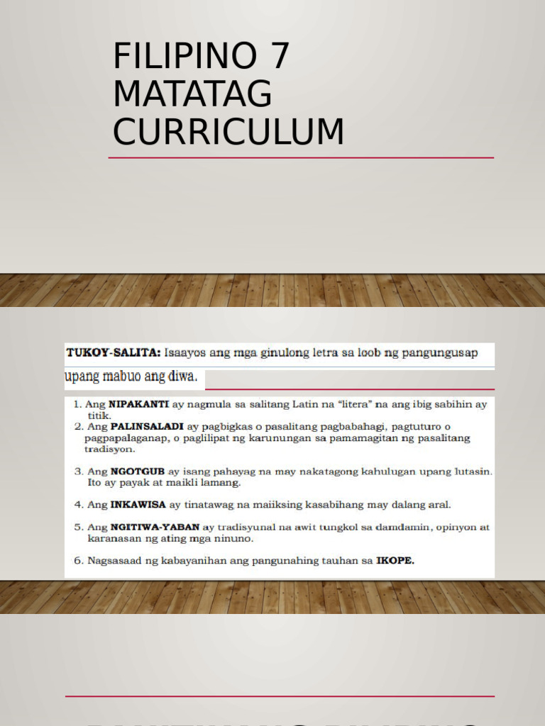 Filipino 7 | PDF