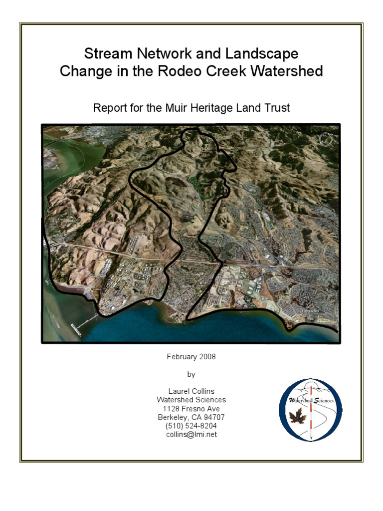 Rodeo Creek Watershed Report Part 1 | PDF | Flood | Stream