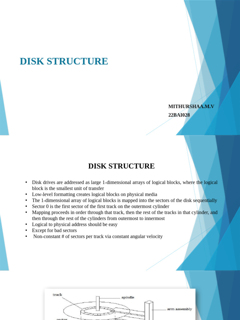 Disk Structure | PDF