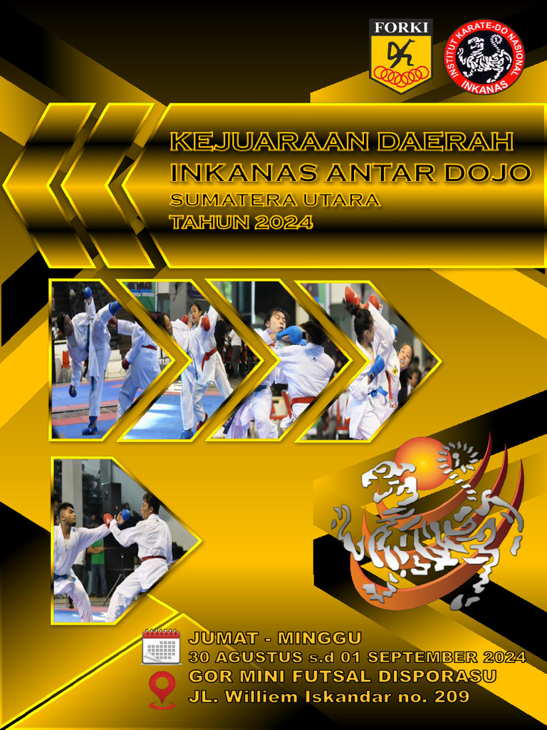 Proposal Kejuaraan Daerah Inkanas Antar Dojo Sumatera Utara Tahun 2024