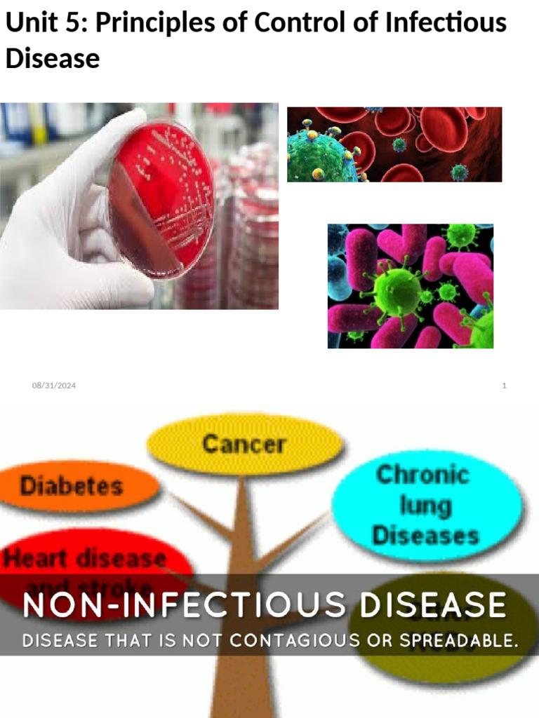 Unit 5 Principles of Control of Infectious Disease 2024 | PDF