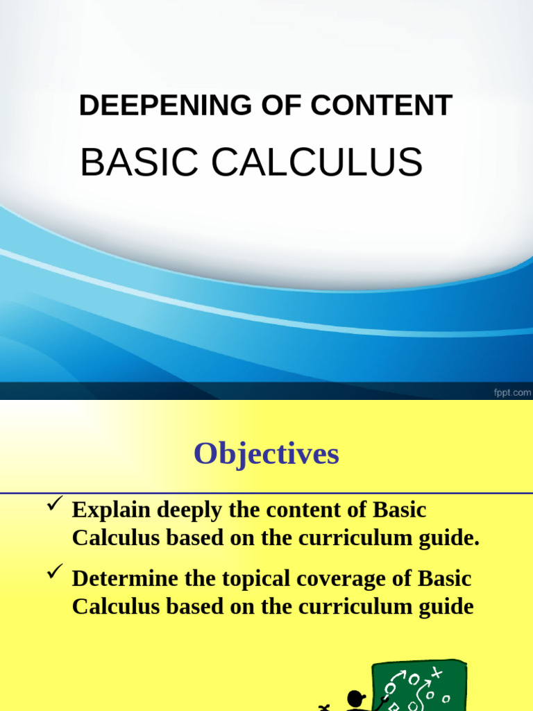 Basic Calculus Deepening 1st Week | PDF