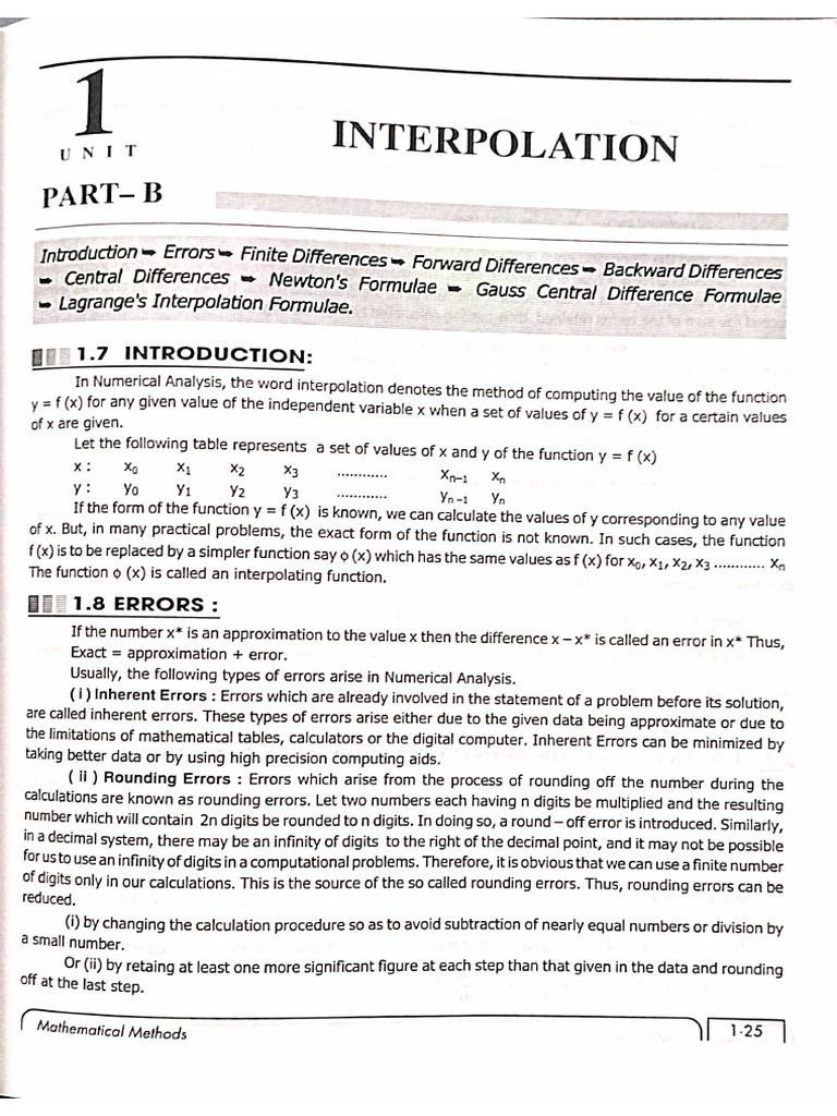 Interpolation B | PDF