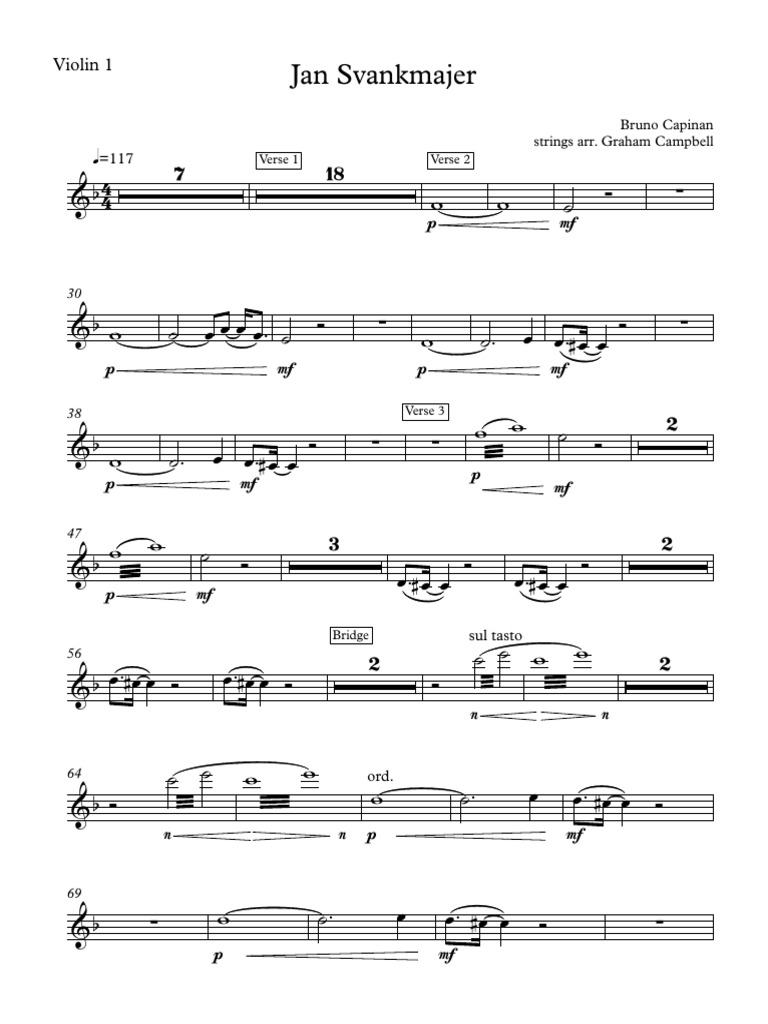 Jan Svankmajer - Violin 1 | PDF
