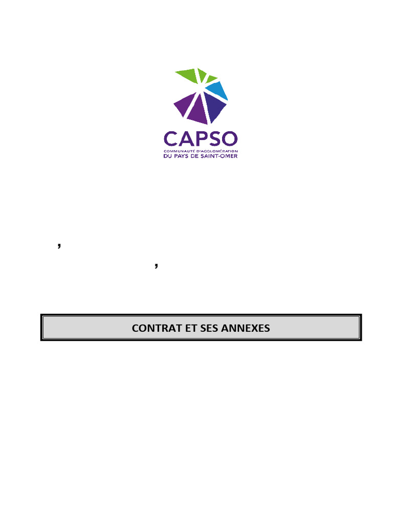 178 Contrat Et Annexes | PDF