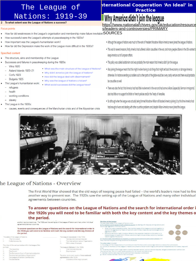 2 To What Extent Was The League of Nations A Sucess | PDF