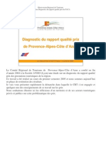Synthese Des Resultats Du Diagnostic Du Rapport Qualite Prix de PACA