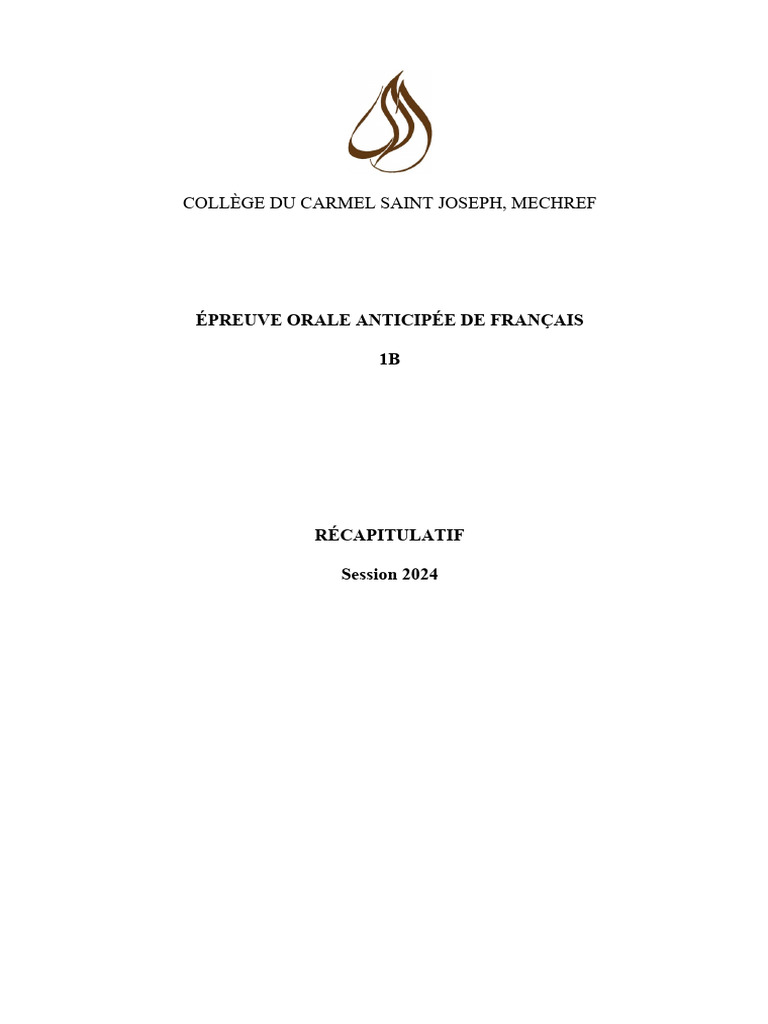 Eaf CSJ 1B 2024 | PDF
