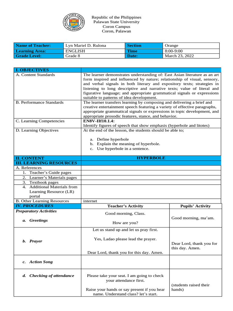 Amit-Dlpp 25 Hyperbole | PDF