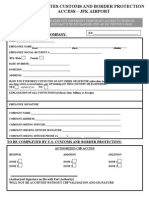 cbp access form