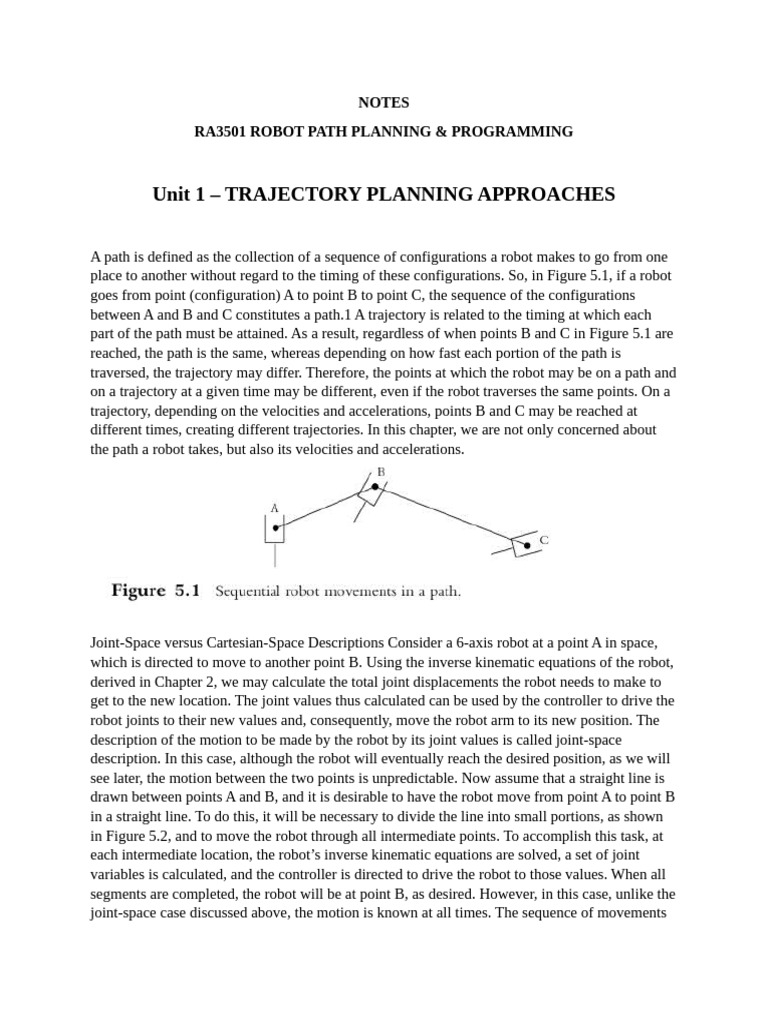 Robot Path Planning | PDF