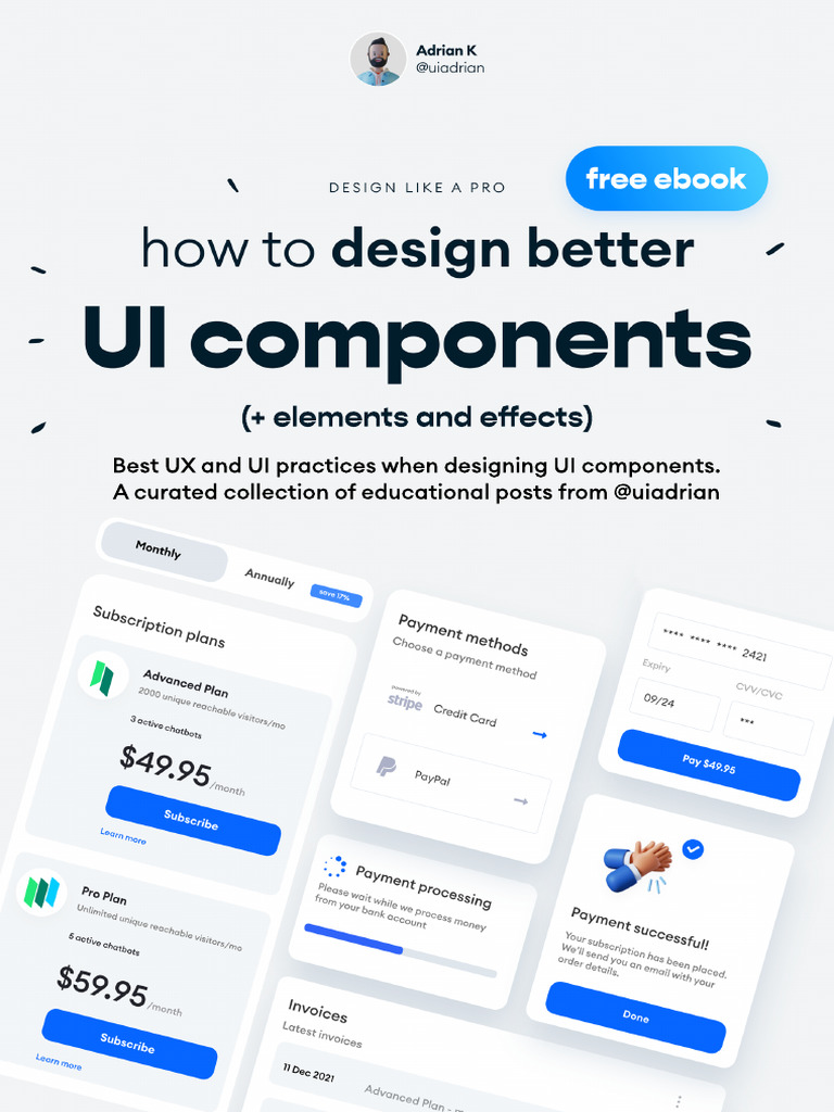 How To Design Better UI Components Part 1 | PDF