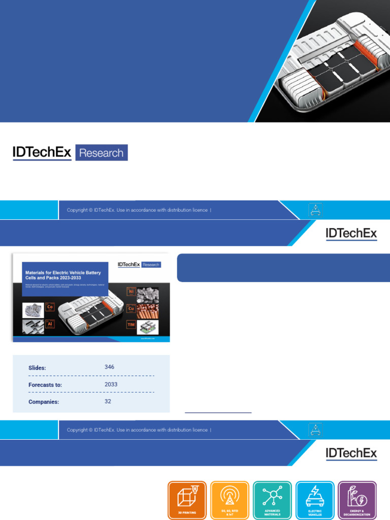 IDTechEx - Samplepages - Materials For Electric Vehicle Battery Cells ...