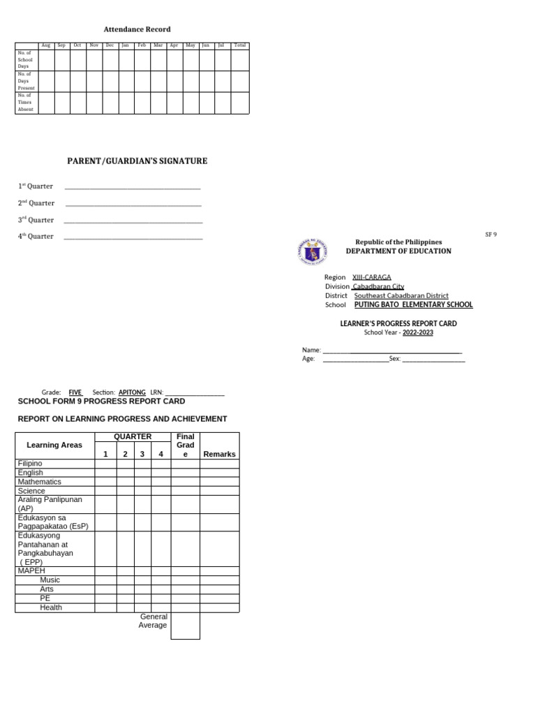SF 9 | PDF