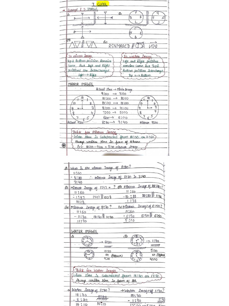 Clock Class Notes | PDF