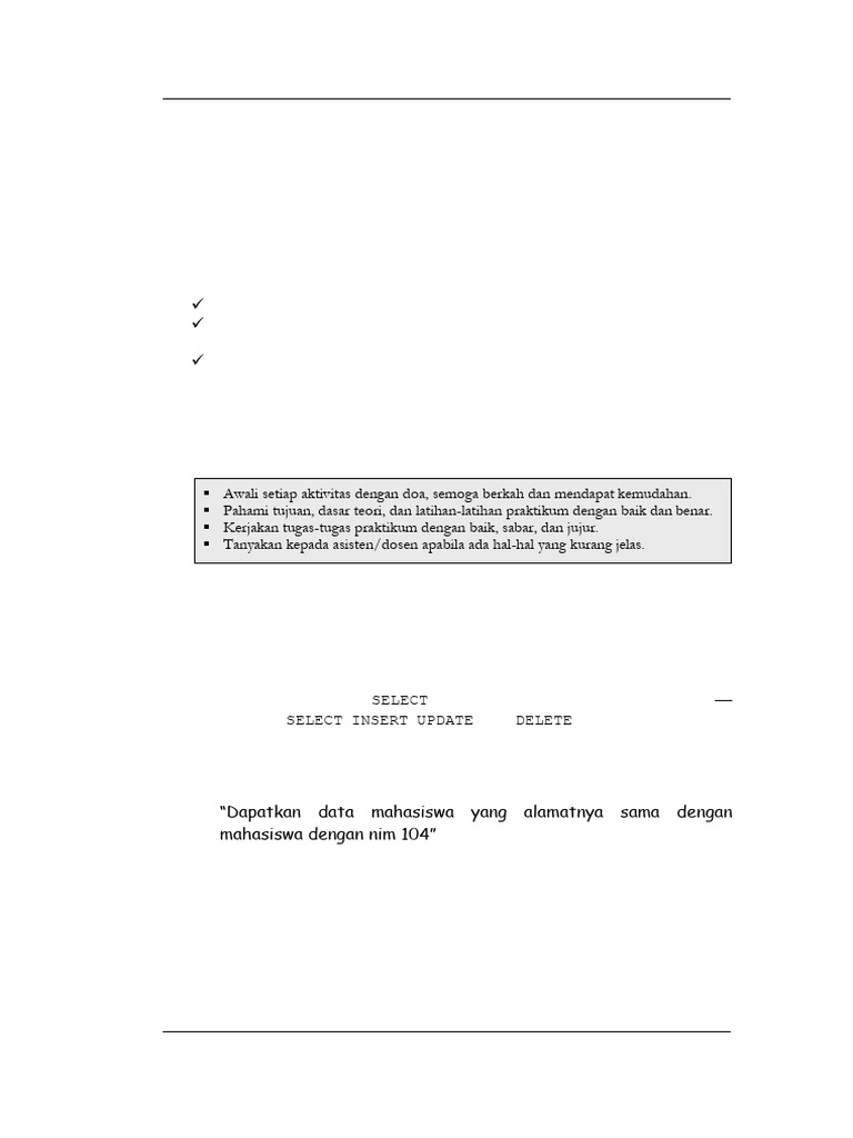 Subquery dalam Basis Data Praktikum | PDF | Data Management | Sql