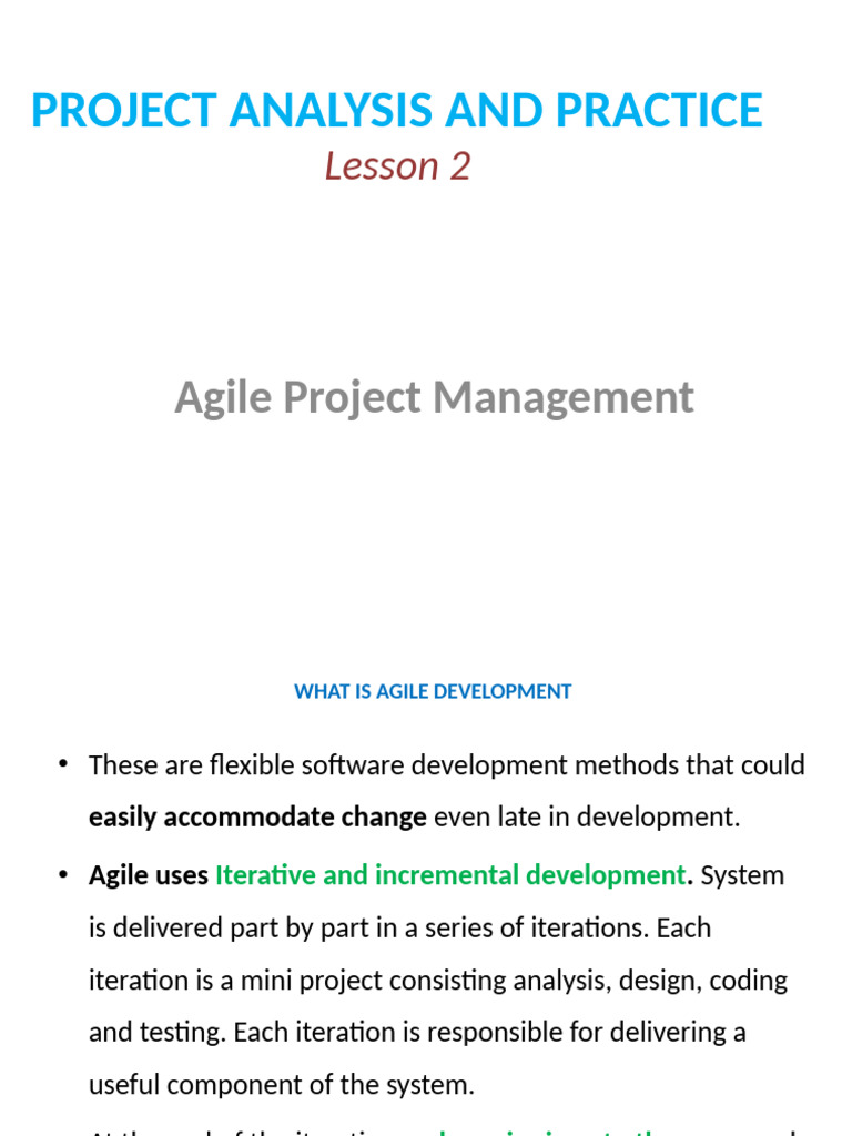 Agile Project Management Overview | PDF | Scrum (Software Development ...