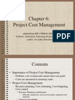 PMBOK Chapter 6 - Cost