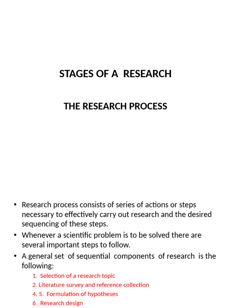 Research Process: Steps and Strategies | PDF | Sampling (Statistics ...