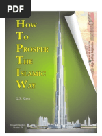 Download How to Prosper the Islamic Way by QS Khan SN76445976 doc pdf