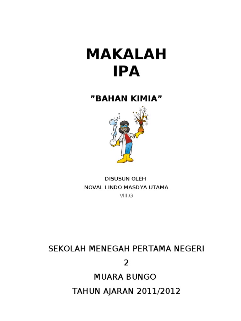 Makalah Ipa Bahan Kimia Smp Viii