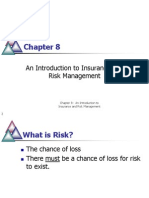Chapter 8: An Introduction To Insurance and Risk Management